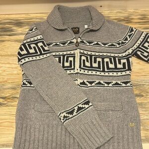 Aritzia TNA Cowichan 100% Lambswool Cardigan XL